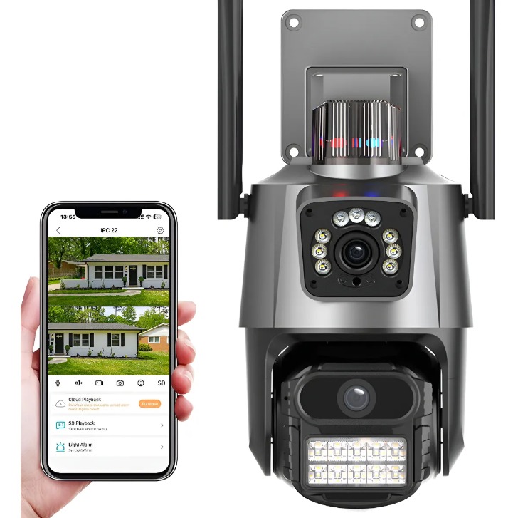 Camara Seguridad Ip360 Wifi Exterior